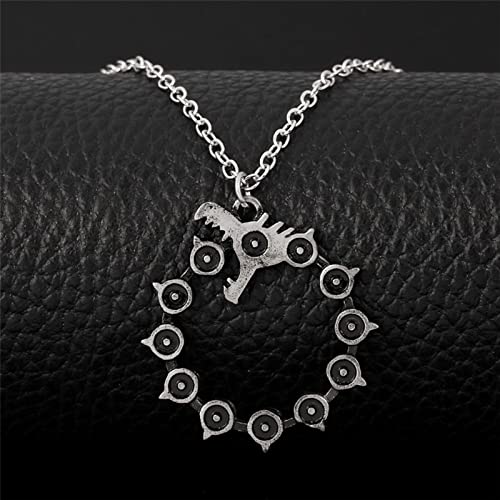 DOOLY Anime Les Sept péchés capitaux Meliodas Dragon Colliers Nanatsu no Taizai Pendentif Collier pour Hommes Tour de Cou Bijoux Cadeaux Cover