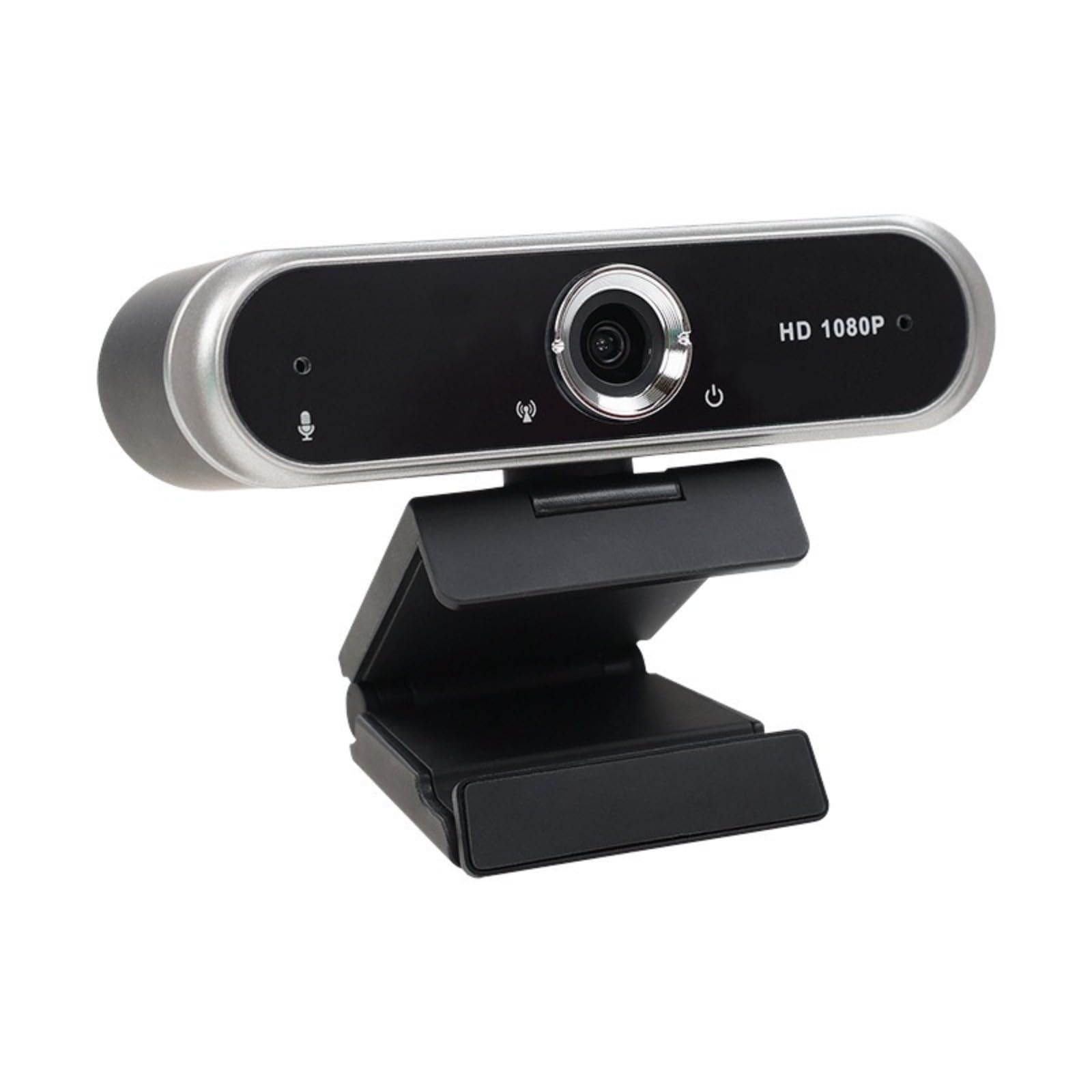 Cámara web HD de 1080P con micrófono, cámara web USB Plug and Play con micrófono con cancelación de ruido, cámara ajustable de escritorio/portátil para transmisión, videollamadas, zoom, conferencias