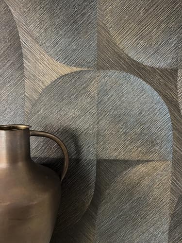 NEWROOM Papel pintado Marron Muestra Tejido no Tejido - Moderno M...