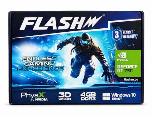 Image of NVIDIA GeForce GT 730 4GB DDR3 GPU | Dual HDMI + VGA | Triple Display | Low Profile Graphics Card