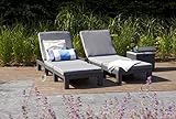 Allibert Sonnenliege Daytona inkl. Auflage, graphit - 7