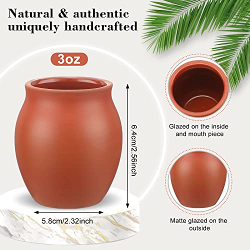 Gejoy-48-Pcs-3oz-Cantaritos-De-Barro-Mexicanos-Cantaritos-Shooters-Pottery-Taco-Tuesday-Mexican-Clay-Cup-Fiesta-De-Barro-Mexicanos-Cocktail-Cups-Cocktail-Glasses-for-Tequila-Margaritas-Mojitos