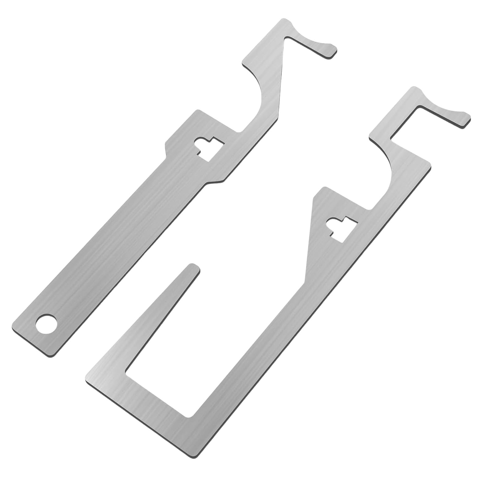 2 Pack Door Opener Firefighting Hand Tool,Stainless Steel Hand Hall Pass Tool,Multipurpose Leverage Firefighting Tools