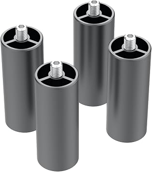 Creality Falcon 2 Laser Engraver Raisers, 4Pcs M6 Threaded Support Legs Risers for Laser Engraver Machine, Aluminum Alloy Body, Increase 56mm 2.2 inch