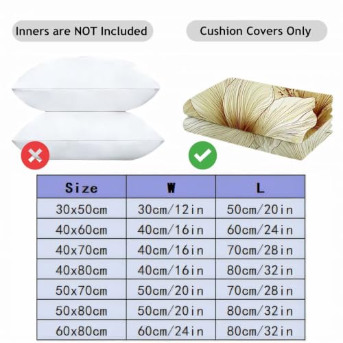 Housse de coussin canapé imperméable 50x80 cm pour une protection extérieure optimale