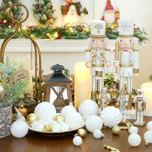 image for XmasExp 24ct Mini Christmas Ball Ornaments Shatterproof Christmas Orna