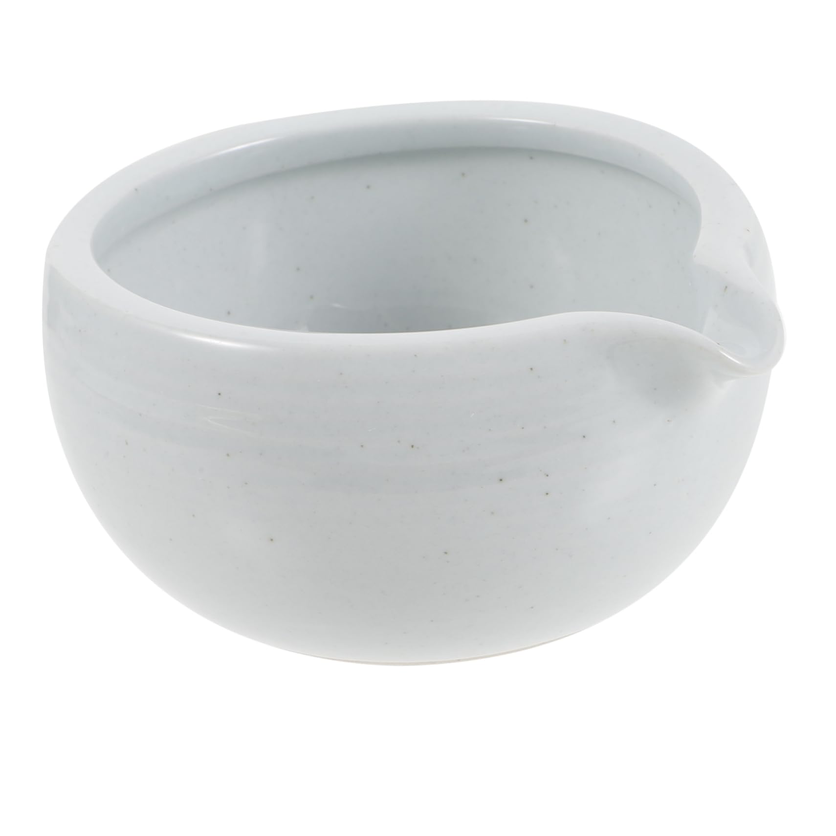 COLLBATH Ceramic Matcha Bowl with Spout Japanese Tea Ceremony Essential and Design for Matcha Lovers and Tea Parties present Choice