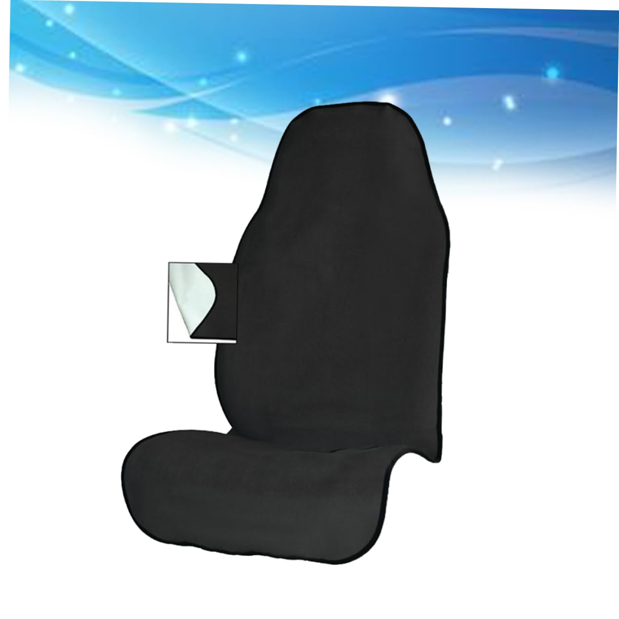 Kisangel 2pièces Housse De Siège Auto Étanche Antidérapante pour Animaux Protecteur pour Voitures Camionnettes Et SUV Noir