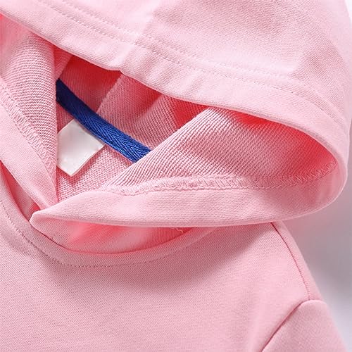 Cotton Hoodies Sweatshirts for Boys Girls Cute Long Sleeve Sweatshirts Toddler Kid Casual Sports Hoodie with Pockets3