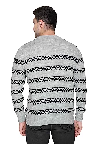 Image of GODFREY Full Sleeve Woolen Sweater for Man Winter Wear - Round Neck Pullover Regular Fit