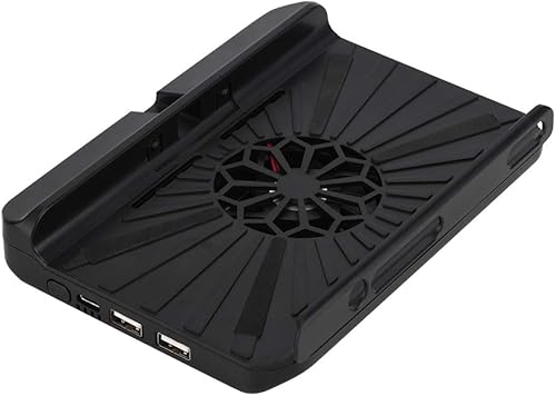 Miniatura 2 de Acouto Cooling Fan Stand Multi Functional Cooling Stand Fans USB Powered Cooler Pad Black Laptop Pad