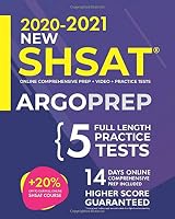 SHSAT Prep by ArgoPrep: NEW SHSAT + 5 Full-Length Practice Tests + Online Comprehensive Prep + Video + Practice Tests 1951048415 Book Cover