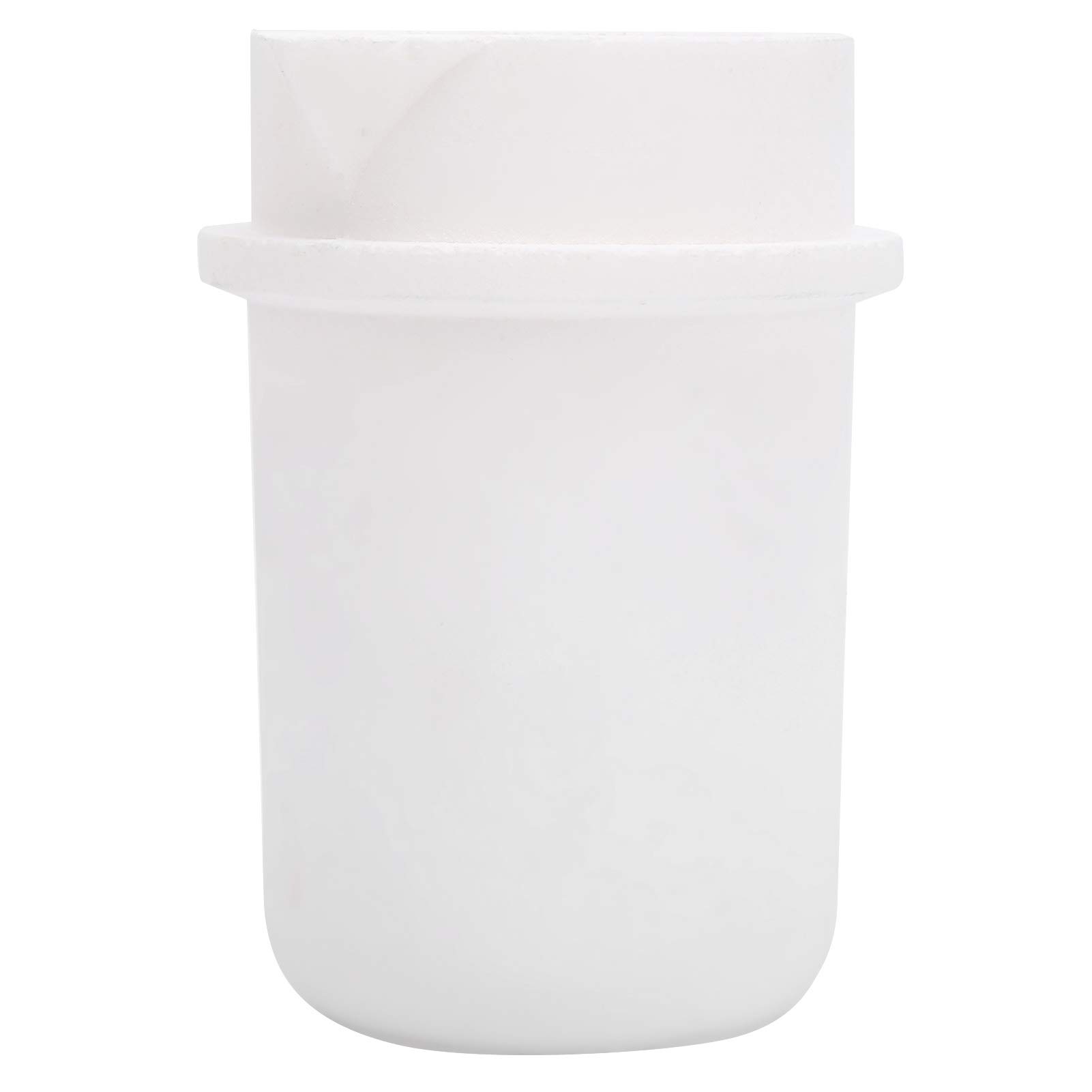 1kg Quartz Melting Crucible Cup with Lid, Gold Silver Smelting Refining Tool, High Temperature, Fast Melting, Sturdy and