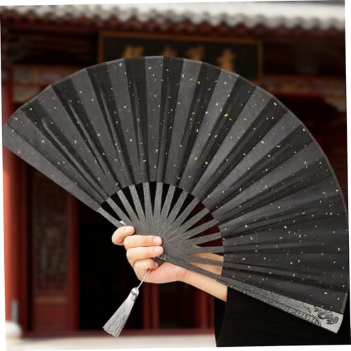 Grands éventails chinois pliables pour cosplay et performance scène - 5