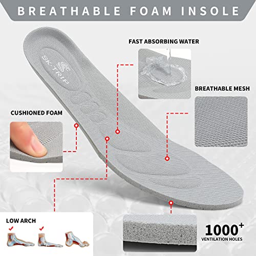 SK·TRIP Women's Walking Shoes Lightweight Breathable Flying Woven Mesh Upper Casual Jogging Shoes Ladies Tennis Shoes Workout Footwear Non-Slip Gym Sneakers for Women - Image 7