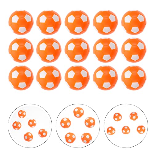 Besportble 15Pcs Foosball Table Balls Mini Plastic Foosball Table Table Top Soccer Balls Foosball Balls Replacement Foosball Balls Replacement Balls For Foosball Foosball For Foosball Tabletop Game #TOP2