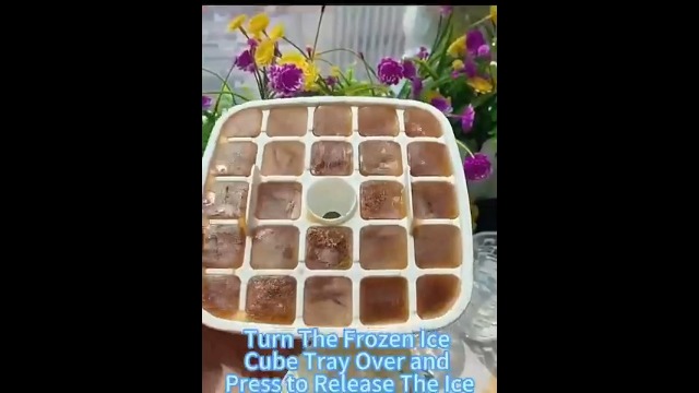 Contenedor portátil para cubitos de hielo con tapa y pinzas miniatura 7