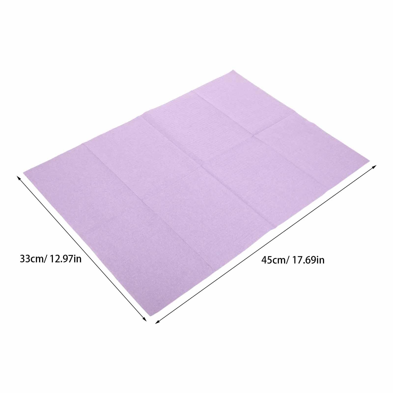 Homoyoyo 125piezas Baberos Dentales Impermeables Tapetes para Esmalte de Uñas Almohadillas Desechables para Dentistas Usar Consulta o Estación de Mesa de Tatuajes