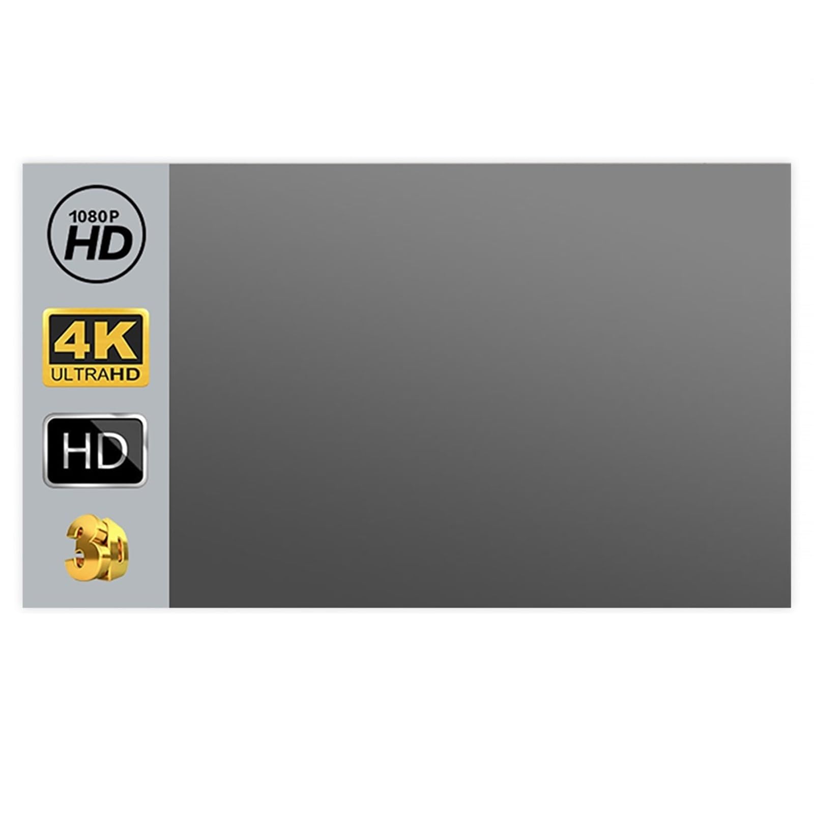 schermo home theater Schermo per proiettore riflettente Proiezione in tessuto 16:9 per domestico(84 inch)