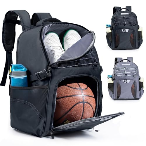 Basketball Bag Backpack with Ball Compartment & Shoe Pocket