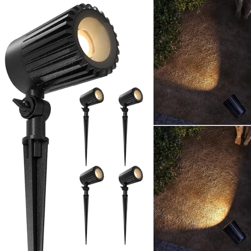 Sunco Low Voltage Landscape Spotlights 12V, 4-Pack –...