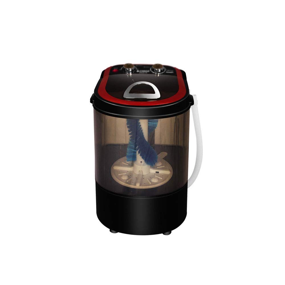 WolFum Waschmaschine kann 3 kg Kleidung waschen + 120 W Leistung, 2 kg Dehydrierung, Einzelwanne, Toplader, Waschmaschine und Trockner, Schuhwaschmaschine