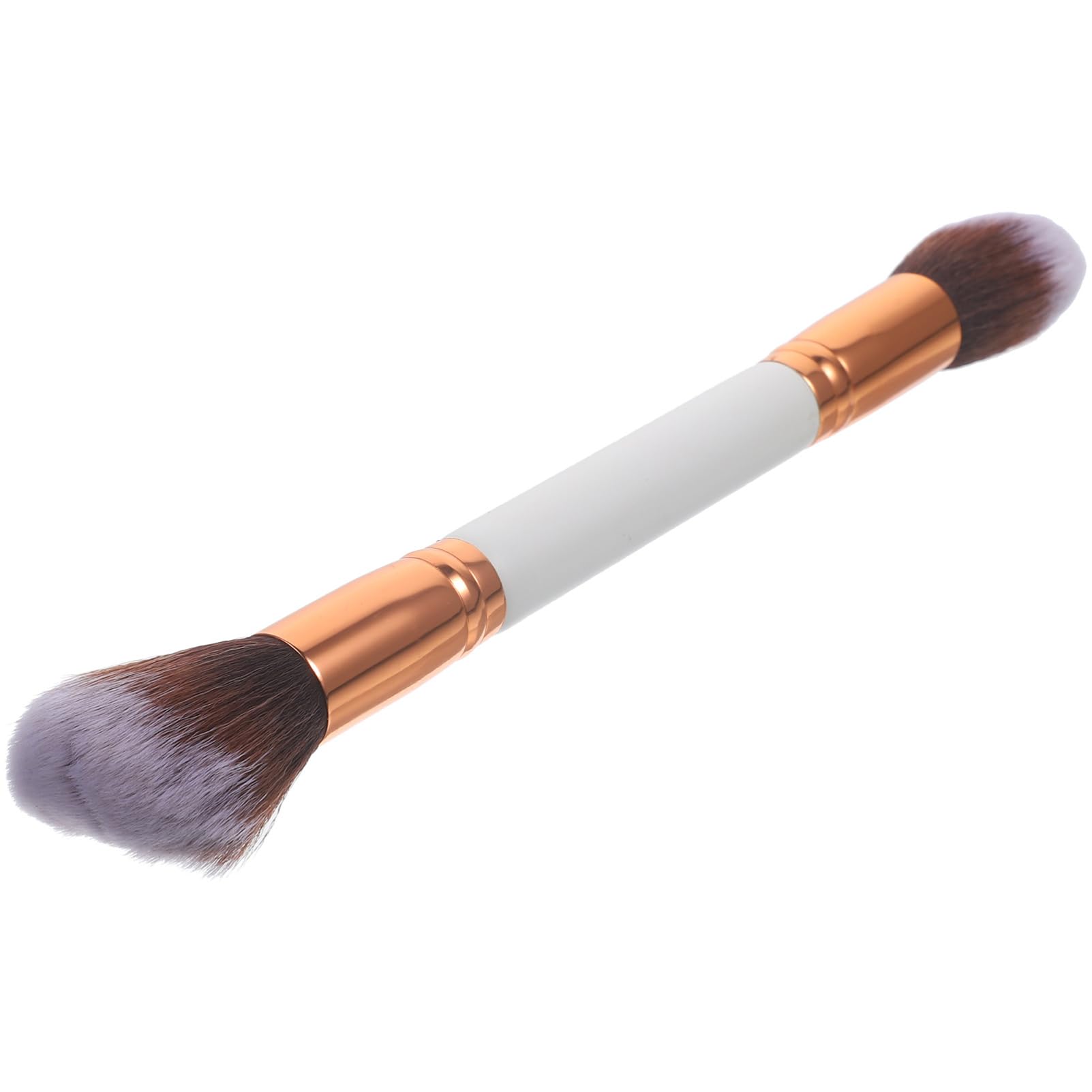 TOVINANNA Double-ended Wooden Makeup Brush Set Professional Cosmetics Brush for Women No Shedding Nylon Bristles Dense Powder for Daily Professional Use