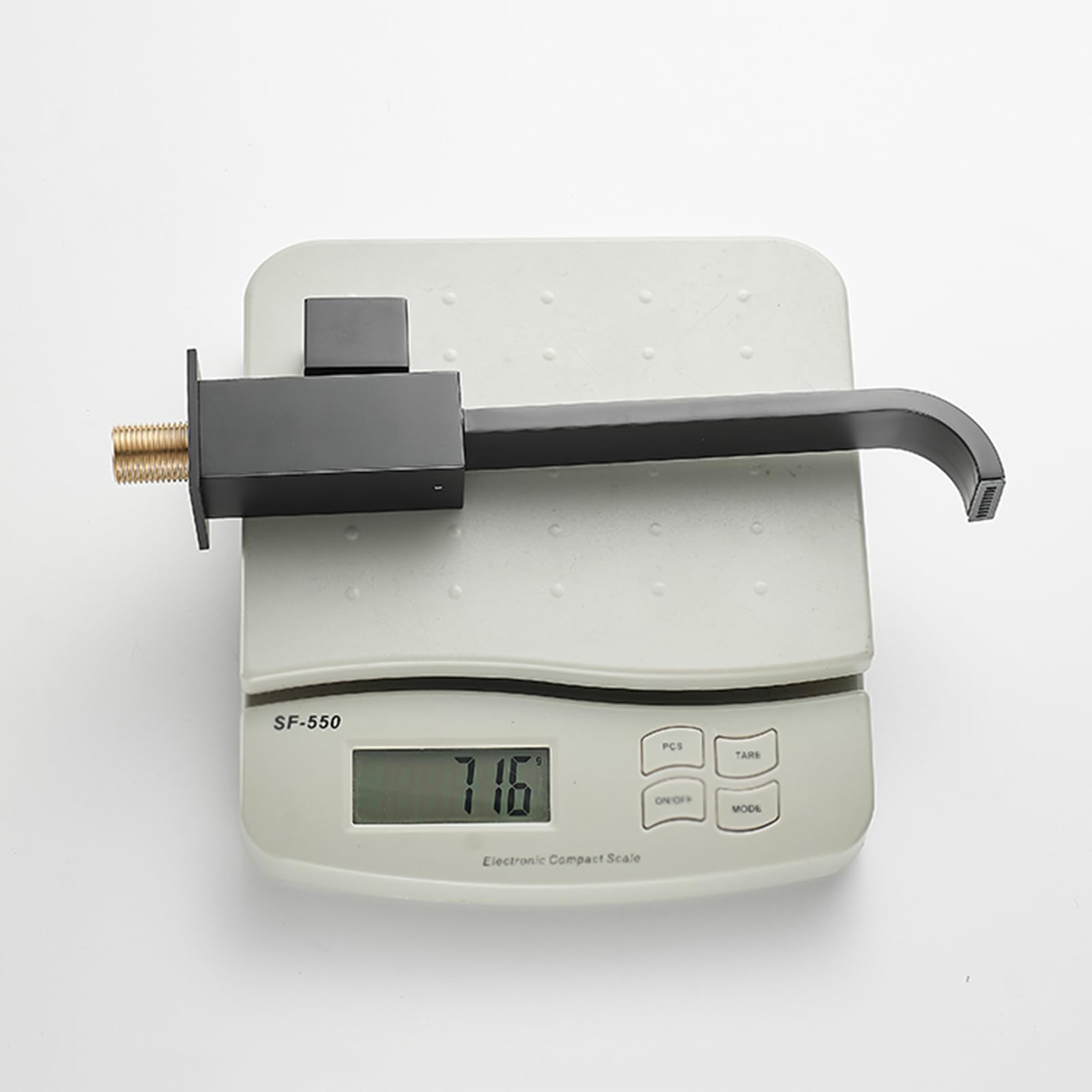 Miscelatore Lavabo Cascata Rotazione a 360° Rubinetto Acqua Fredda a Muro per Bagno,grigio
