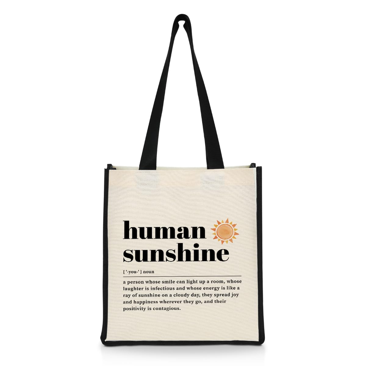 Work Besties Gifts for Women, Sunshine Gifts Appreciation Gifts Waterproof Tote Bag, Friendship Gifts for Women