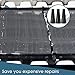 60 Pcs Pool Solar Panels Repair Plugs Solar Pool Heater Repair Kit Pool Solar Plugs for Solar Swimming Pool Heater Panels, Black (0.325