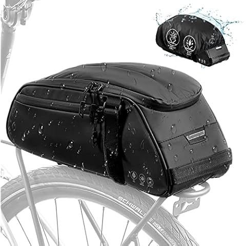 Eyein Fahrrad Gepäckträgertasche, 8L wasserdicht & reflektierend multifunktionaler Fahrradtaschen Cover