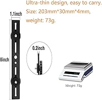 Vista 6 de Soporte de flash dual 8in/20.3cm Soporte de trípode de montaje de cámara con tornillo de 1/4 soporte de luz de flash para micrófono de luz LED 3D