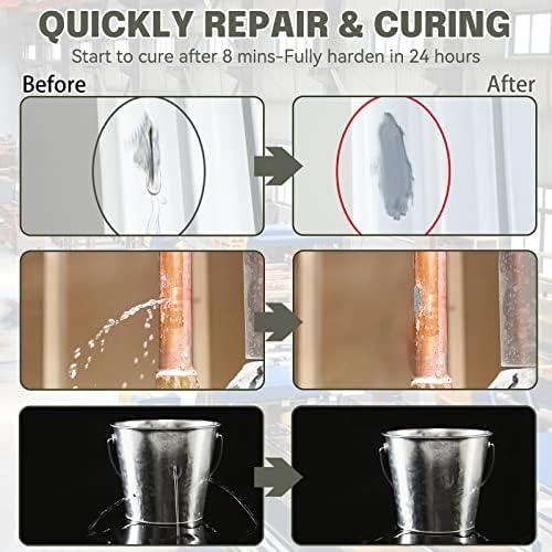 Epoxy Putty, 120g 2 Part Fast Repair Epoxy Glue, Plastic, Glass, Ceramic Crack, Metal Filler, Heat Resistant and Waterproof