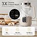 Bear 8 in 1 Nut Milk Maker Machine, 40oz/1.2L Soy Milk Maker with Self Clean/12H Delay/6H Keep Warm, One Touch Alomnd Milk Maker for Homemade Oat, Soup, Juice, Plant Based and Non Dairy Beverages