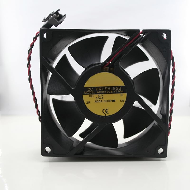 AD0912UB-Y71GL 9032 Cooling Fan, 12V 0.64A 2-Wire 2-Pin 9CM High Power Inverter Fan