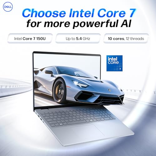 Dell Inspiron 16" Touchscreen Laptop, FHD+, 300 nits Touch Screen, Intel 10-Core 7 150U(Up to 5.4GHz), 32 GB DDR5, 1 TB SSD, Webcam, Backlit Keyboard, Fingerprint Reader, Windows 11 Pro,w/Accessories