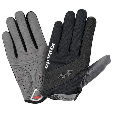 オージーケーカブト 自転車 フルフィンガーグローブ SPG-5 ブラックブラック サイズ:L