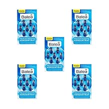 5 packs x 7 pcs I 35 applications I Balea Moisturizing Concentrate - Hydrating Oil Facial Capsules with Seaweed Extract, Vitamin E and Olive Oil, Germany