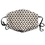 Boys Girls Adults Soft Windproof Dust Cloth Face Ma-SKS Decorations,Wiener Dog Fabric Doxie...