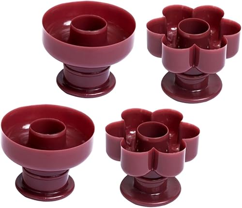 4 unids Scone Pan Circle Stencil Donut Shape Donut Maker Máquina para hacer donas Moldeadores de donas Crumpets Cortador de Concha Donut Cake Moldes