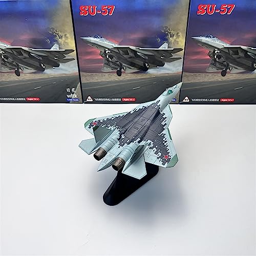 Modelo de avión Su-57 ruso en aleación fundida a presión coleccionable coleccionismo militar 6