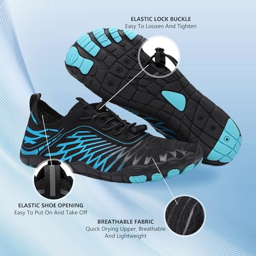 Image of SIOSNETA Hike Barefoot Shoes for Women Men, Breathable Non-Slip Athletic Footwear, Wide Toe Water Shoes for Hiking, Non-Slip Neuropathy Shoes for Women Men, Grounded Comfort wear
