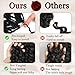 Gogo Curl Crochet Hair Pure Protein Fiber Close to Human Hair 12 Inch 8 Packs Pre twisted Curly Crochet Hair for Women Deep Ocean Water Wave Beach Curl Twist Braiding Hair Extensions (12inch 1B)