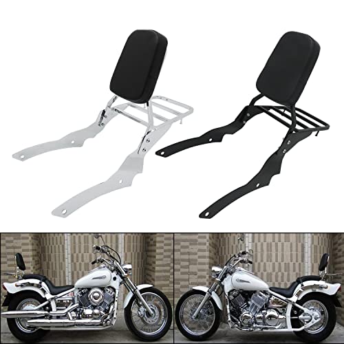 Passenger Backrest With Luggage Rack Sissy Bar For Yamaha V Star 400 650 Xvs400 Xvs650 Custom Dragstar 400 650 Ds650 Ds400 Custom1996-2017 #TOP6