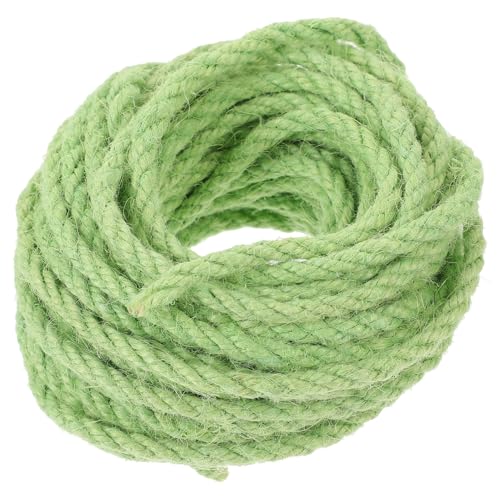 Hemobllo Sisal pour Chat Accessoire pour Griffoir DIY Sisal Naturel Vert