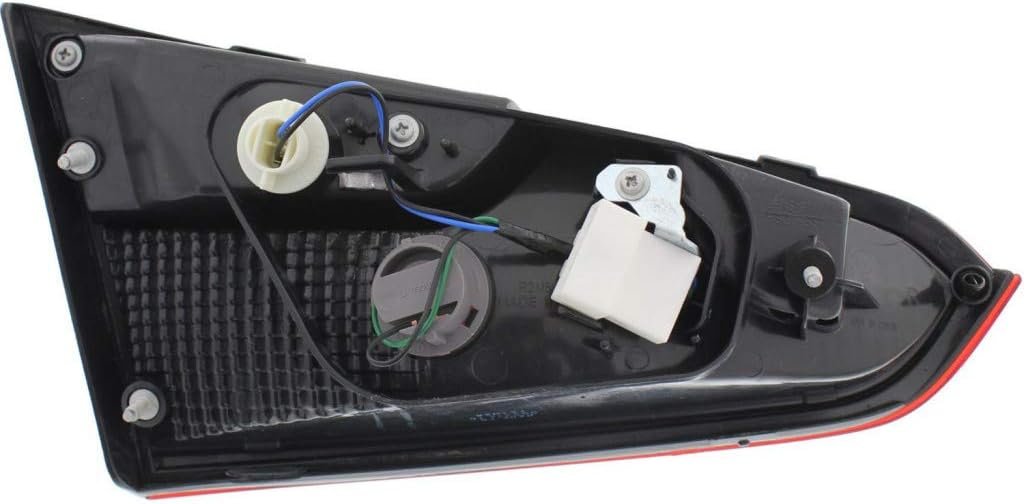 CarLights360 For 2014 2015 2016 Kia Forte Driver and Passenger Side | Pair | Rear Inner Tail Light w/Bulbs DOT Certified KI2802103 KI2803103 | Replaces 92403-A7000 92404-A7000 | for Sedan; Std Lamp