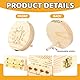 HO-SFSM Zahnbox Holz Milchzähne Box, Zahnbox Zahndose aus Holz,Milchzähne Box, Geschenk für Jungen und Mädchen zur Geburt