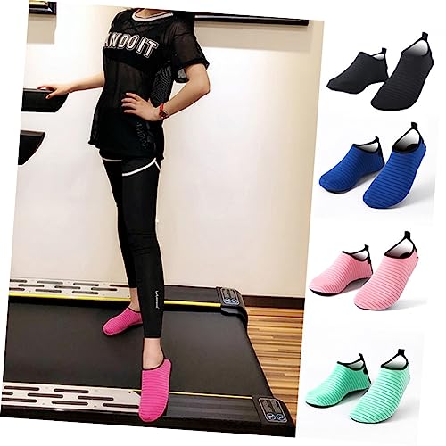 BESPORTBLE Non-slip Socks Fitness Socks Room Socks Silicone Socks Yoga Socks Black2
