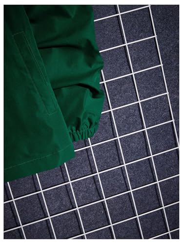 GORGLITTER Men's Half Button Windbreaker Jacket Long Sleeve Pocket Golf Running Athletic Jacket Pullover4