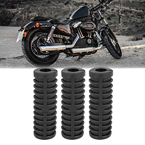 F FIERCE CYCLE 3stk. Kickstarterhebel Universal Schalthebel Kick Start Hebel Gummi Kickstarter Schwarz 12mm Durchmesser